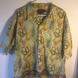 Vintage Polo "Bob Camp" 100% Cotton Paisley!